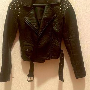 Taylor Hill by joes jeans jacket with pearl shoulders